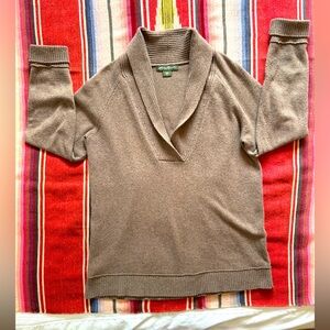 EDDIE BAUER men’s Shawl neck sweater sz TXL